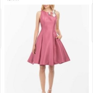 Mauve knee length formal dress/gown